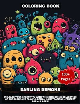 Darling Demons: Unleash Your Creativity with this Intriguing Collection of Adorable and Playful Demon Illustrations - Perfect for All Ages!