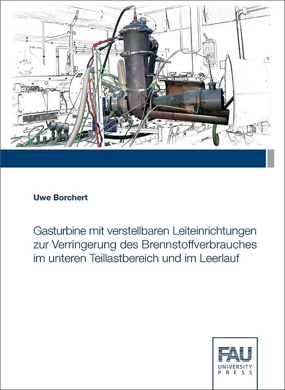 Gasturbine mit verstellbaren Leiteinrichtungen zur Verringerung des Brennstoffverbrauches im untere Teillastbereich und im Leerlauf