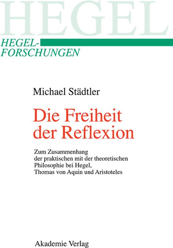 Die Freiheit der Reflexion
