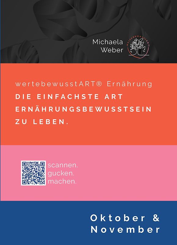 wertebewusstART® Ernährung Oktober November Saison