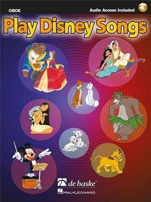 Play Disney Songs Hautbois +CD