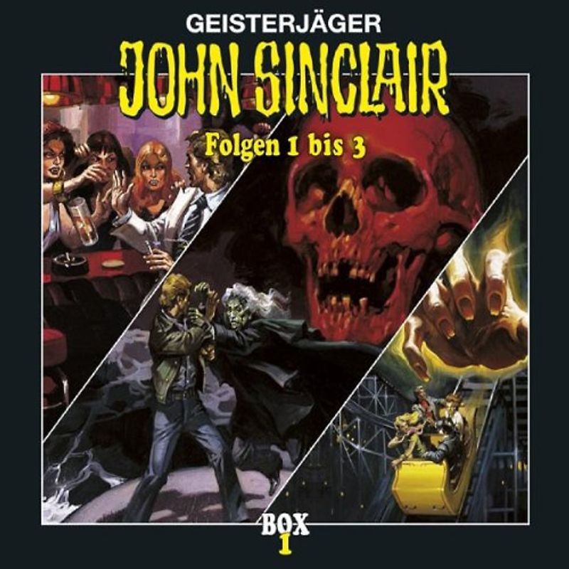John Sinclair Box 1 - Folgen 1-3: Im Nachtclub der Vampire / Die Totenkopf-Insel / Achterbahn ins Jenseits [3 CDs]