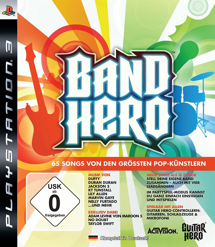 Band Hero [nur Software] PlayStation 3