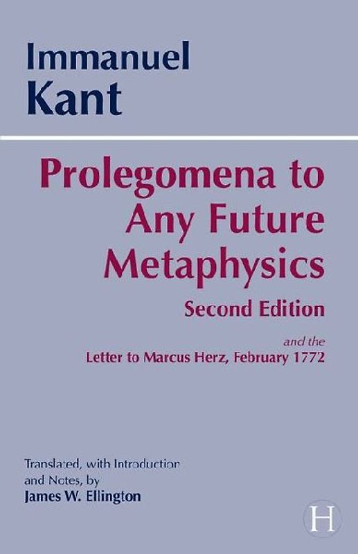 Prolegomena to Any Future Metaphysics