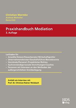 Praxishandbuch Mediation