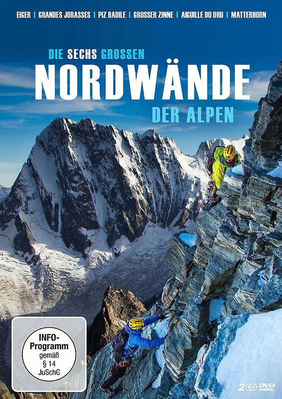 Die sechs großen Nordwände der Alpen [2 DVDs] DVD