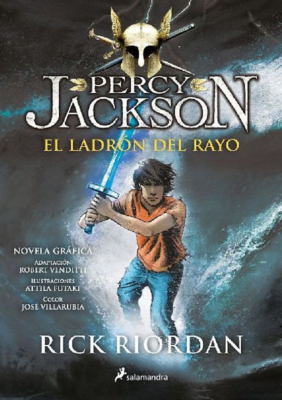 Percy Jackson y los Dioses del Olimpo I, El ladrón del rayo (Novela Gráfica) - Riordan, Rick