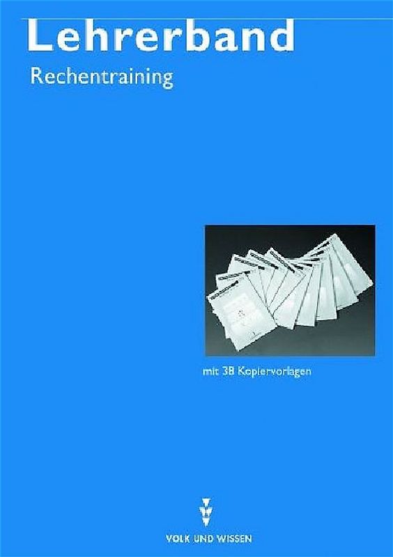 Lernhilfe Rechentraining. Lehrerband