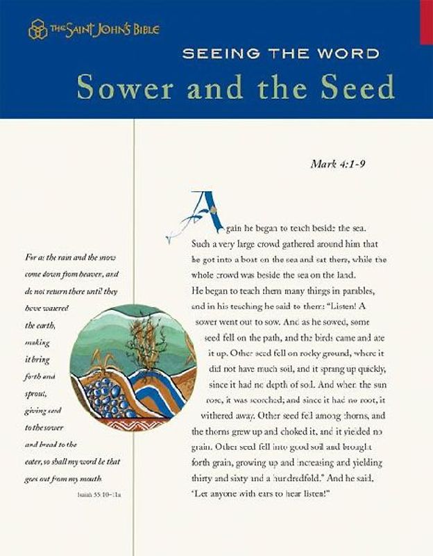 Seeing the Word: Sower and the Seed