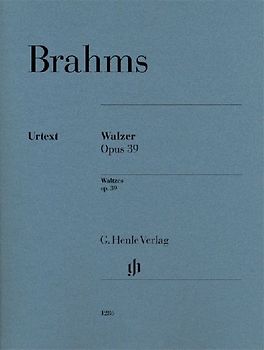 Brahms, Johannes - Waltzes op. 39