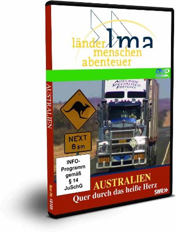 Australien - Quer durch das heiße Herz (Reihe: Länder.Menschen.Abenteuer) 1 DVD, Länge: ca. 44 Minuten DVD