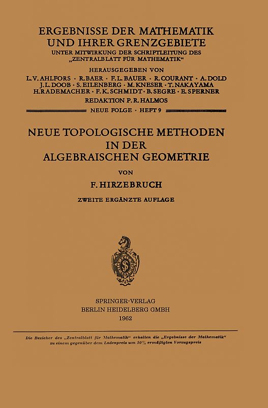 Neue Topologische Methoden in der Algebraischen Geometrie