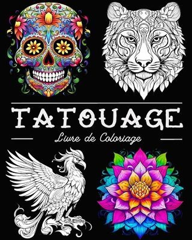 Tatouage Livre de Coloriage