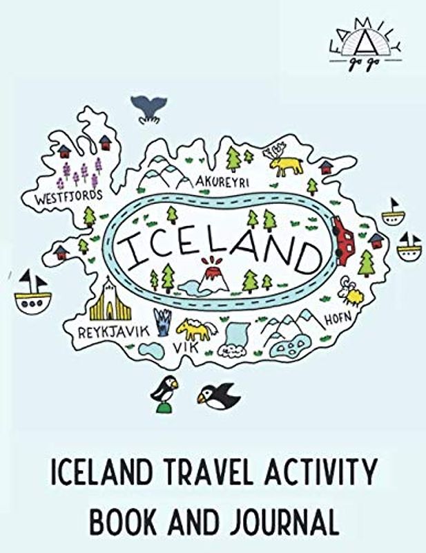 Iceland Travel Activity Book and Journal