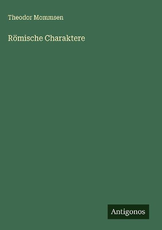 Römische Charaktere