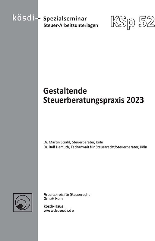 Gestaltende Steuerberatungspraxis 2023