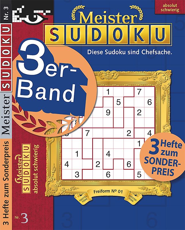 Meister-Sudoku 3er-Band Nr. 3