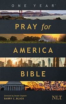 The One Year Pray for America Bible NLT (Softcover)