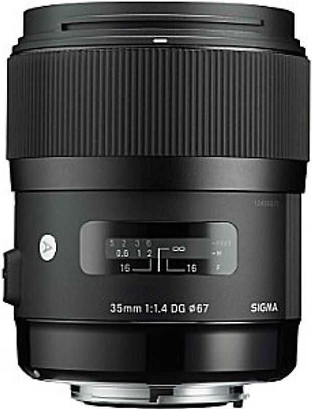 Sigma A 35 mm F1.4 DG HSM 67 mm Objectif (adapté à Sony A-mount) noir