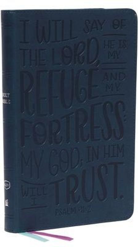 KJV Holy Bible: Thinline Youth Edition, Teal Leathersoft, Red Letter, Comfort Print: King James Version (Verse Art Cover Collection)