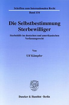 Die Selbstbestimmung Sterbewilliger.