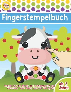 Fingerstempelbuch: Dot Marker Aktivitätsbuch für kinder | Fingermalbuch Tiere zum Malen und Basteln