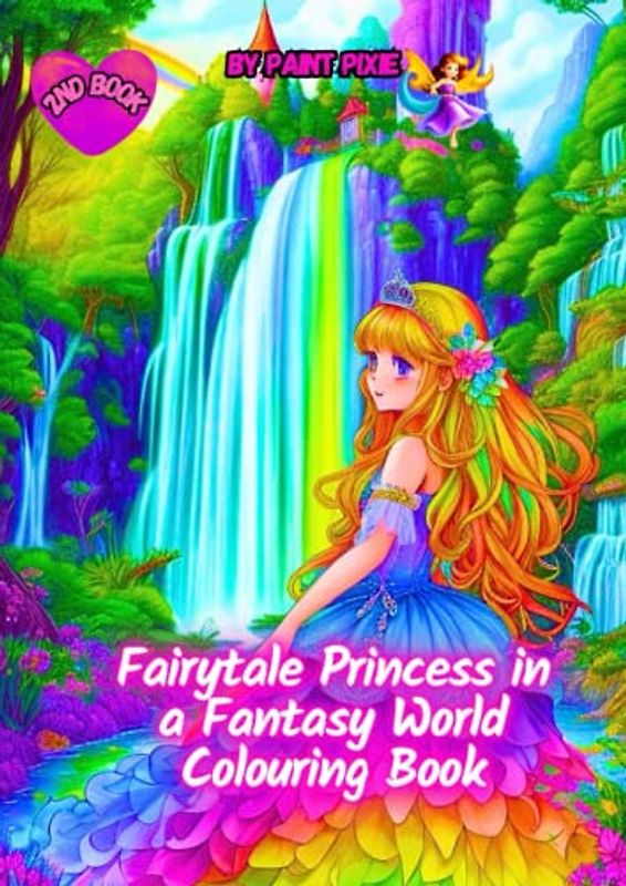Fairytale Princess in a Fantasy World Colouring Book: 2nd Book