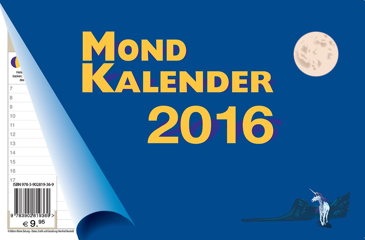 Der Mondkalender 2016