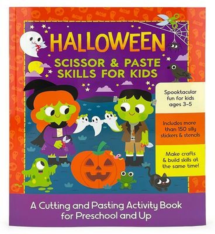 Halloween Scissor & Paste Skills for Kids
