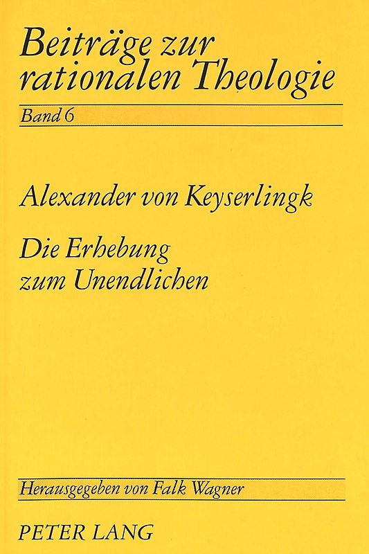 Die Erhebung zum Unendlichen