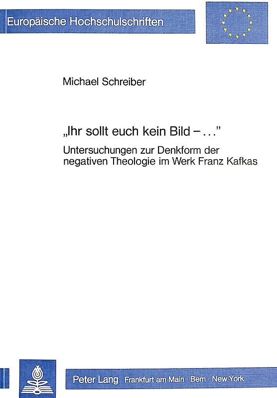 «Ihr sollt euch kein Bild - ....»