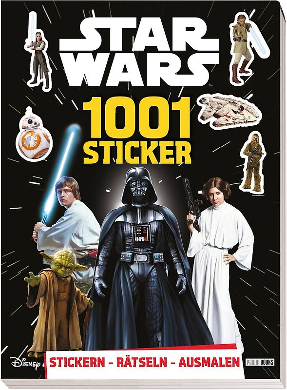 Star Wars: 1001 Sticker - Stickern - Rätseln - Ausmalen
