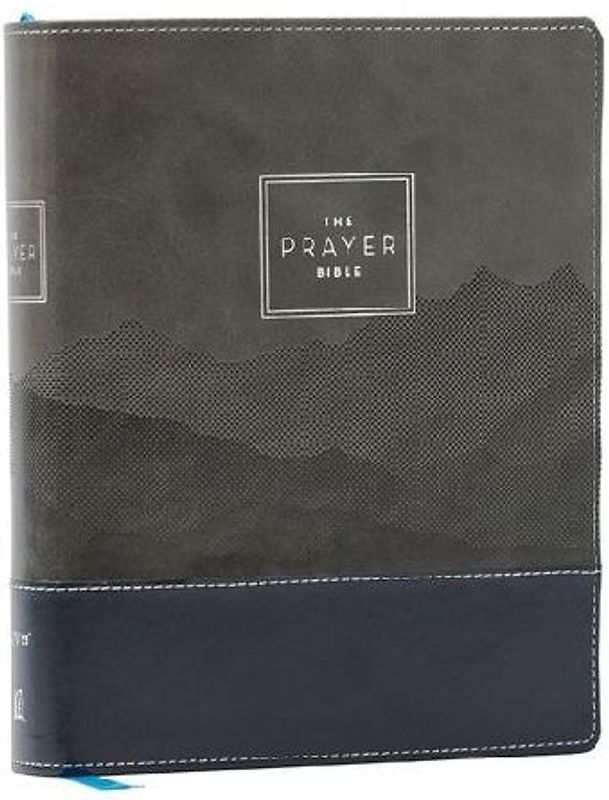 The Prayer Bible: Pray God's Word Cover to Cover (Niv, Black/Gray Leathersoft, Red Letter, Comfort Print)