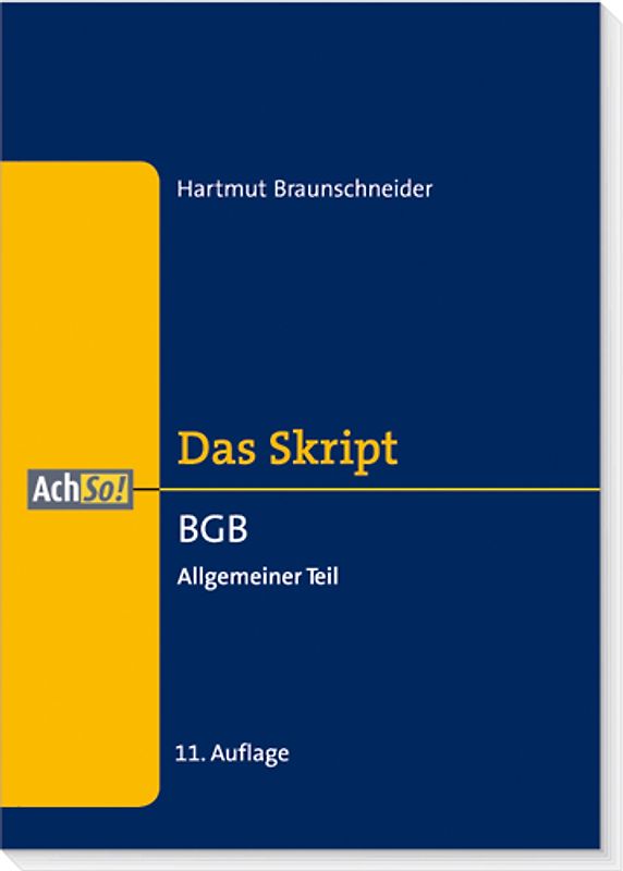 BGB - Allgemeiner Teil