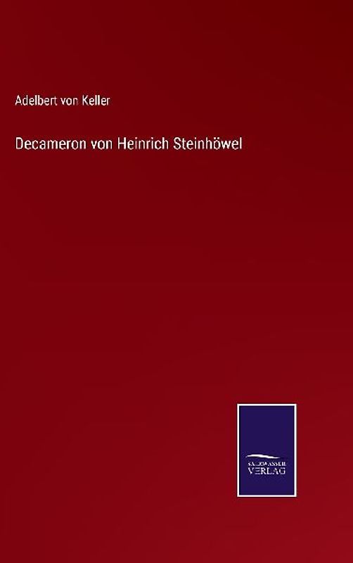 Decameron von Heinrich Steinhöwel