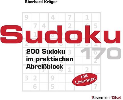 Sudoku Block 170 (5 Exemplare à 2,99 €)