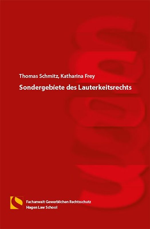 Sondergebiete des Lauterkeitsrechts
