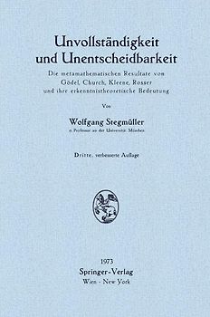 Unvollständigkeit und Unentscheidbarkeit