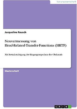 Neuvermessung von Head-Related-Transfer-Functions (HRTF)