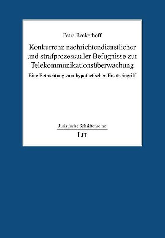 Konkurrenz nachrichtendienstlicher und strafprozessualer Befugnisse zur Telekommunikationsüberwachung