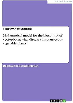 Mathematical model for the biocontrol of vector-borne viral diseases in solanaceous vegetable plants