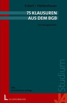 75 Klausuren aus dem BGB