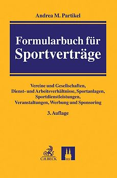 Formularbuch für Sportverträge