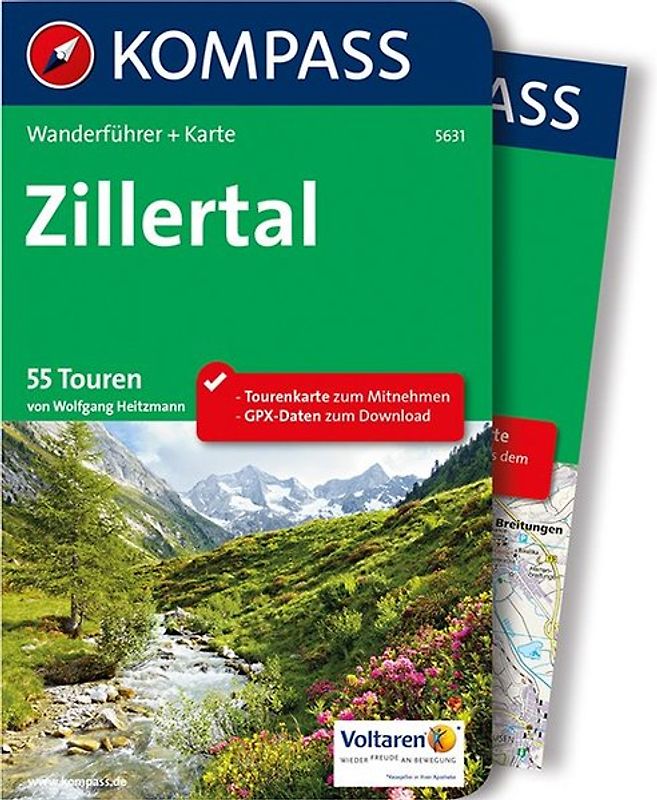 KOMPASS Wanderführer Zillertal