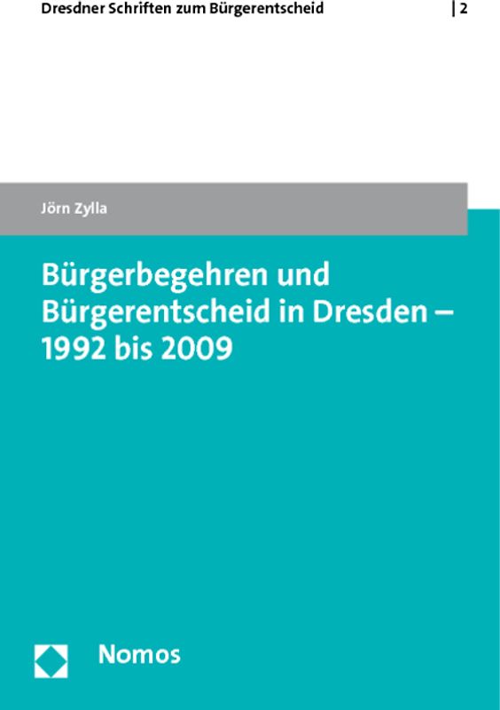 Bürgerbegehren und Bürgerentscheid in Dresden - 1992 bis 2009