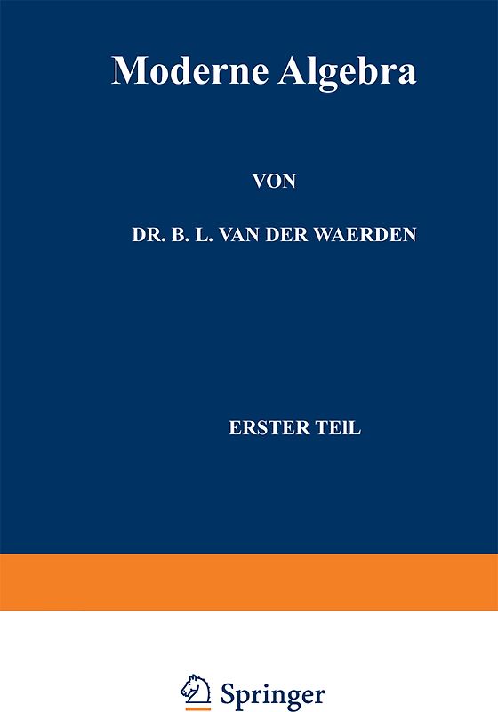 Moderne Algebra