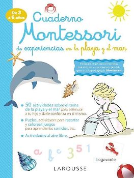 Cuaderno Montessori de experiencias en la playa y el mar