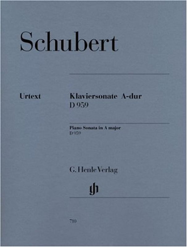 Sonate a-Dur d 959. Klavier