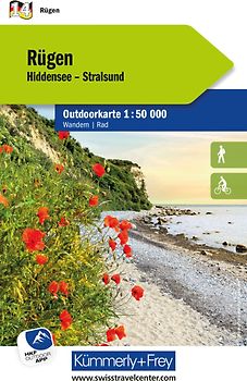 Kümmerly+Frey Outdoorkarte Deutschland 14 Rügen 1:50.000