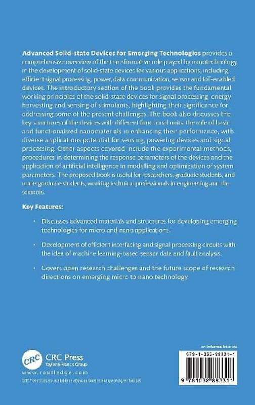 Advanced Solid-state Devices for Emerging Nanotechnologies